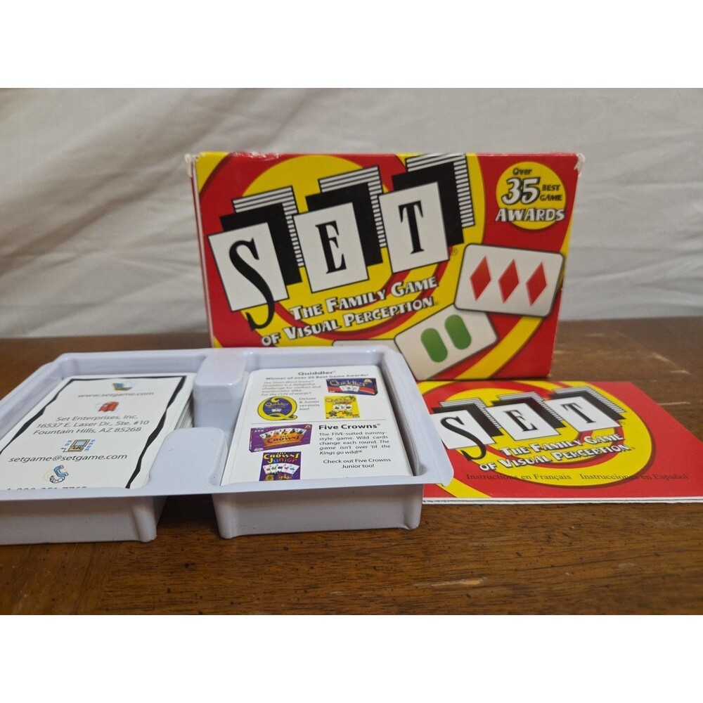 SET the Family Card Game of Visual Perception - 100% Complete